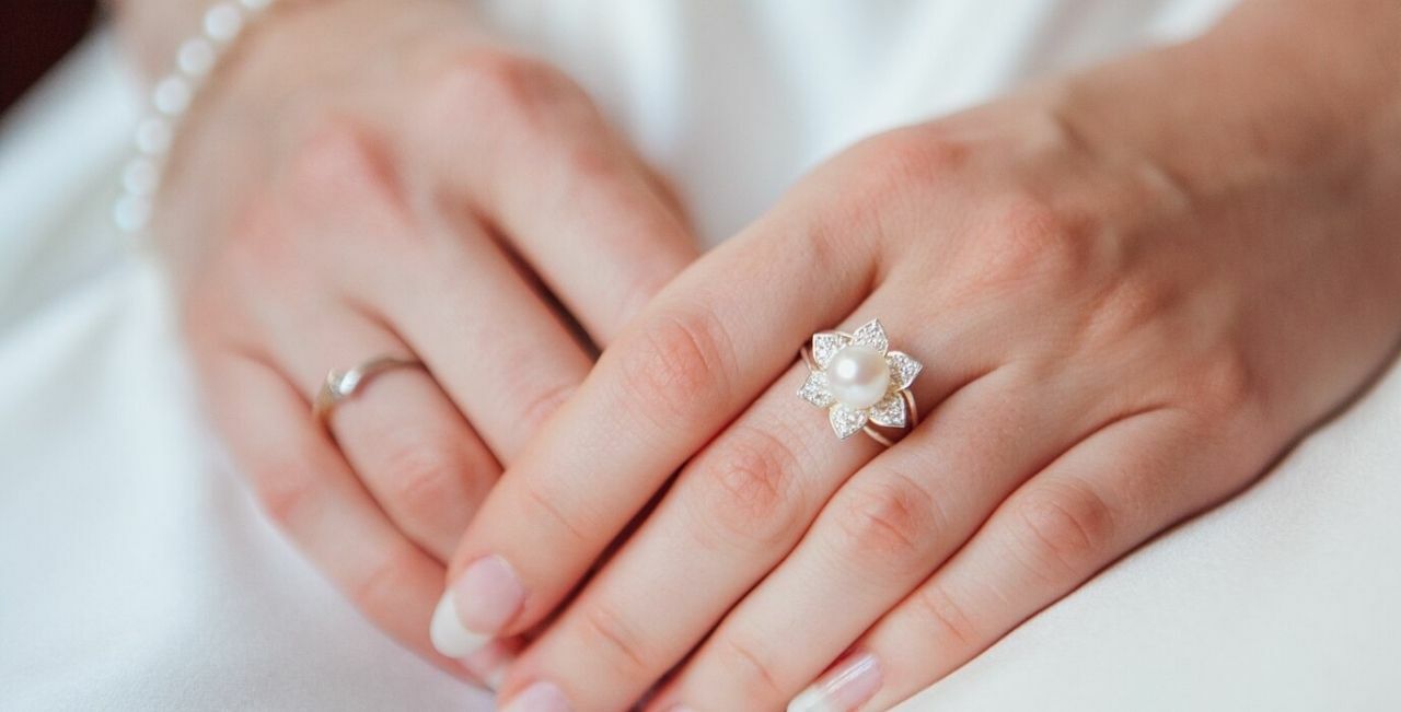 Flower Pearl Ring